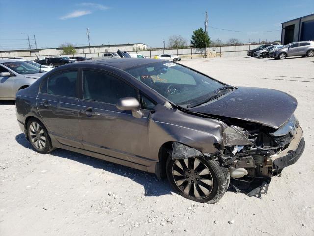 19XFA1F99AE018993 - 2010 HONDA CIVIC EXL ყავისფერი ფოტო 4