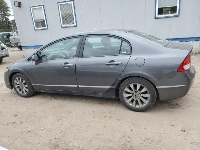 2HGFA16809H337286 - 2009 HONDA CIVIC EX GRAY photo 2