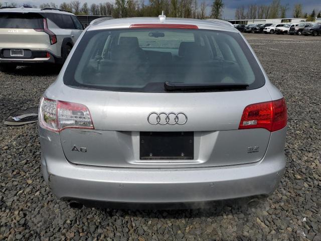 WAUKH94F36N183892 - 2006 AUDI A6 AVANT QUATTRO SILVER photo 6