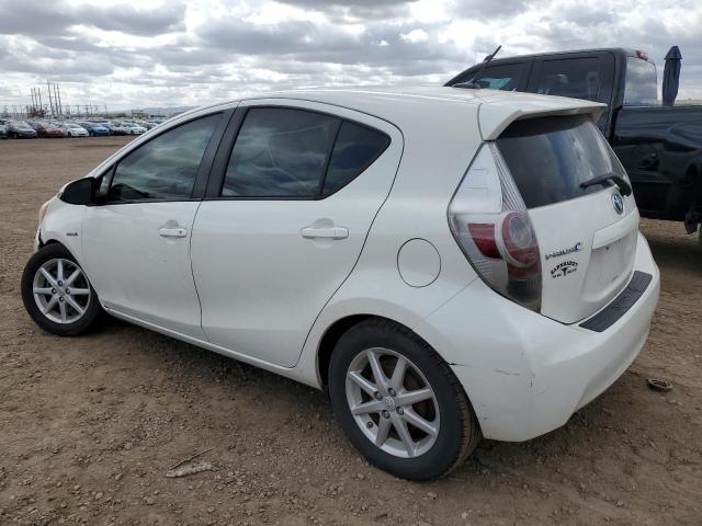 JTDKDTB31D1034079 - 2013 TOYOTA PRIUS C WHITE photo 2