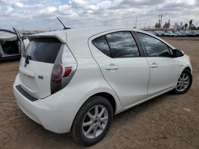 JTDKDTB31D1034079 - 2013 TOYOTA PRIUS C WHITE photo 3