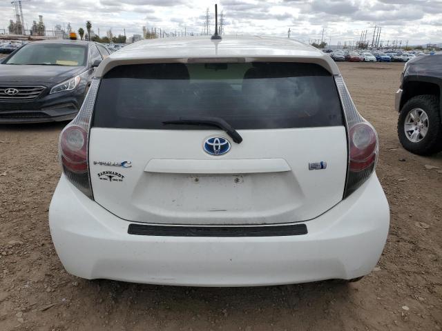 JTDKDTB31D1034079 - 2013 TOYOTA PRIUS C WHITE photo 6