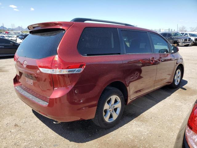 5TDKK3DC6ES423422 - 2014 TOYOTA SIENNA LE RED photo 3