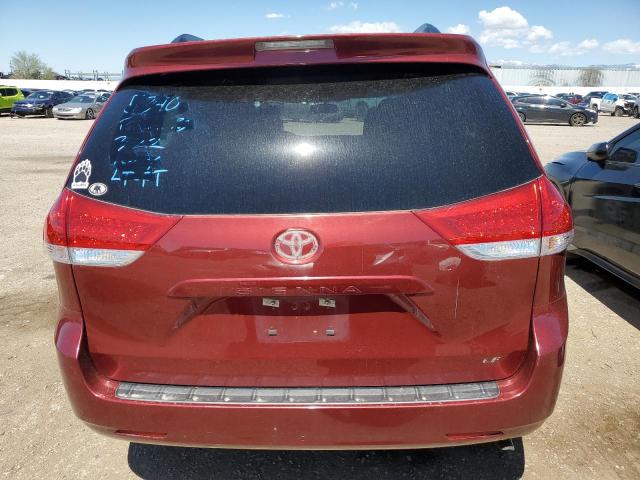 5TDKK3DC6ES423422 - 2014 TOYOTA SIENNA LE RED photo 6