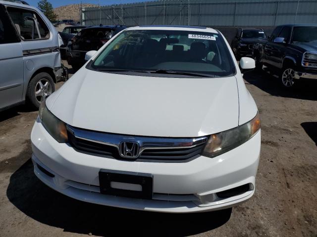 2HGFB2F98CH542373 - 2012 HONDA CIVIC EXL WHITE photo 5