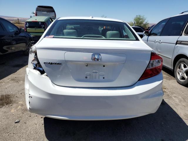 2HGFB2F98CH542373 - 2012 HONDA CIVIC EXL WHITE photo 6