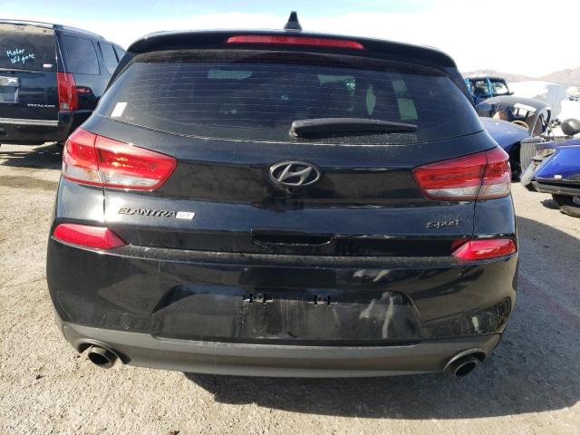 KMHH55LC0JU033349 - 2018 HYUNDAI ELANTRA GT SPORT BLACK photo 6