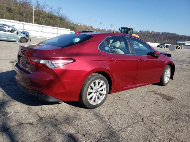 4T1C11BK0LU019400 - 2020 TOYOTA CAMRY LE RED photo 3