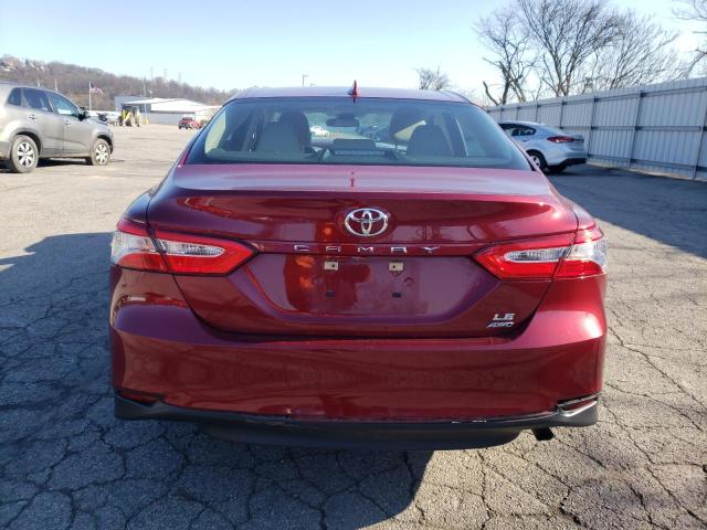 4T1C11BK0LU019400 - 2020 TOYOTA CAMRY LE RED photo 6