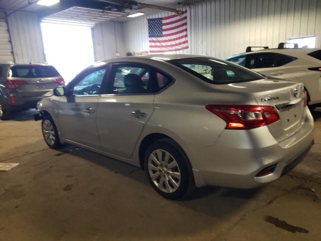 3N1AB7AP4GY328978 - 2016 NISSAN SENTRA S SILVER photo 2