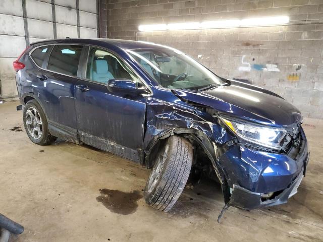 7FARW2H59JE100266 - 2018 HONDA CR-V EX BLUE photo 4