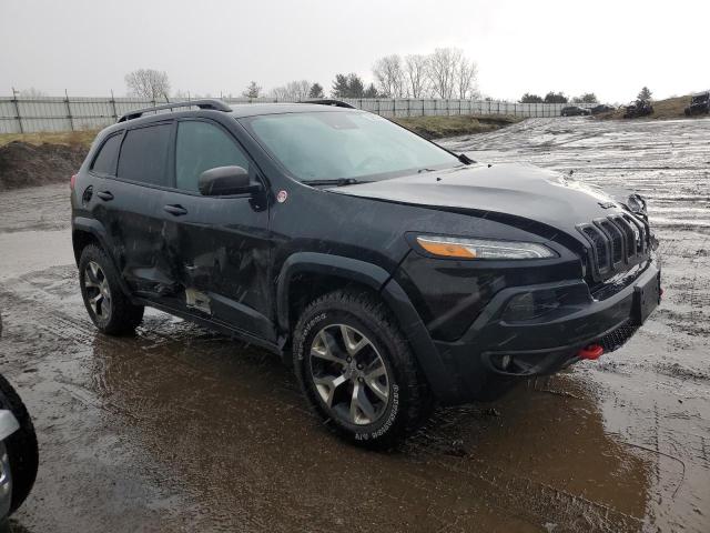 1C4PJMBS7EW285611 - 2014 JEEP CHEROKEE TRAILHAWK BLACK photo 4