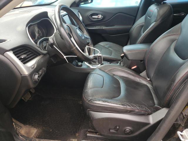 1C4PJMBS7EW285611 - 2014 JEEP CHEROKEE TRAILHAWK BLACK photo 7