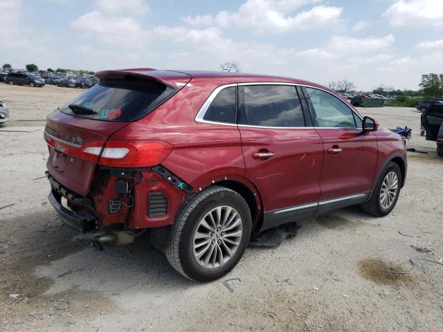 2LMPJ6KR4HBL31393 - 2017 LINCOLN MKX SELECT RED photo 3