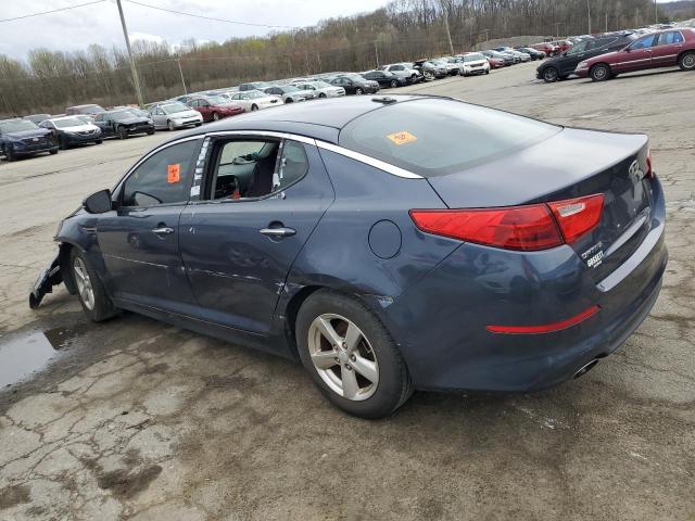 5XXGM4A74FG487216 - 2015 KIA OPTIMA LX BLUE photo 2