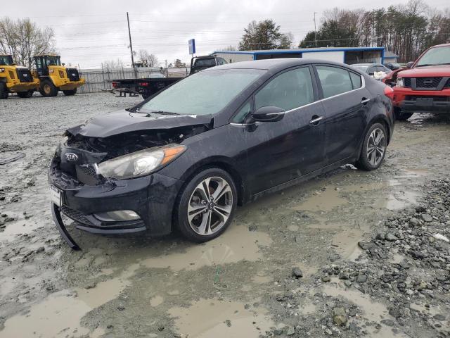 KNAFX4A83F5263478 - 2015 KIA FORTE EX BLACK photo 1