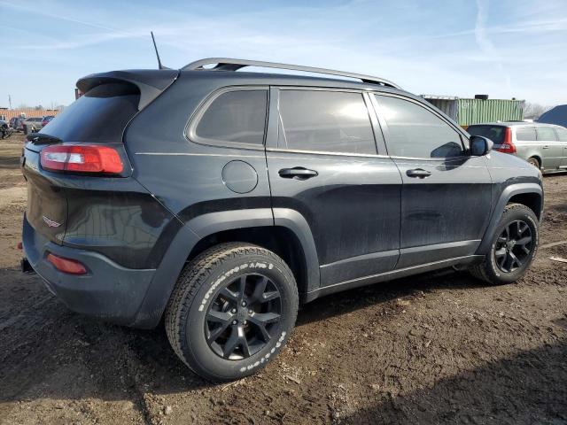 1C4PJMBS0GW271049 - 2016 JEEP CHEROKEE TRAILHAWK BLACK photo 3