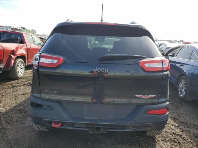 1C4PJMBS0GW271049 - 2016 JEEP CHEROKEE TRAILHAWK BLACK photo 6