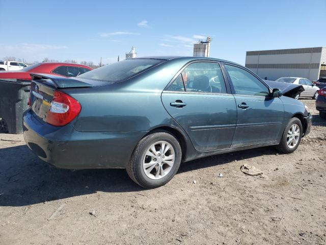 4T1BF32K84U071643 - 2004 TOYOTA CAMRY LE BLUE photo 3