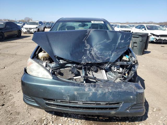 4T1BF32K84U071643 - 2004 TOYOTA CAMRY LE BLUE photo 5