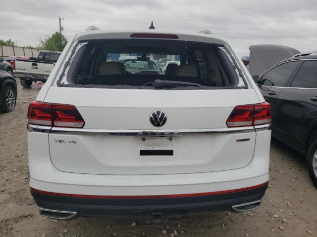 1V2BR2CA7MC531195 - 2021 VOLKSWAGEN ATLAS SEL SILVER photo 6