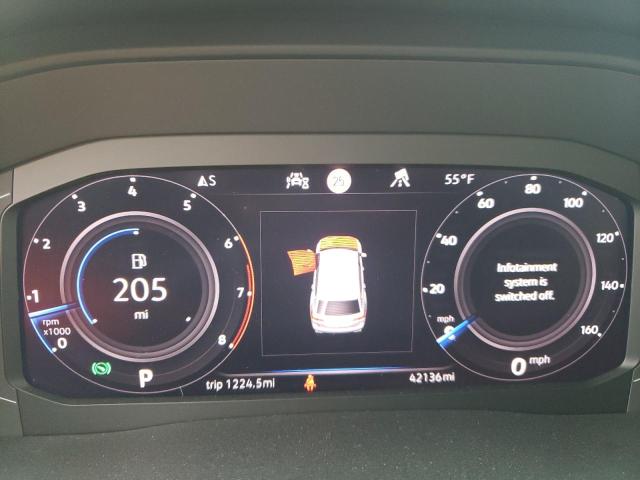 1V2BR2CA7MC531195 - 2021 VOLKSWAGEN ATLAS SEL SILVER photo 9