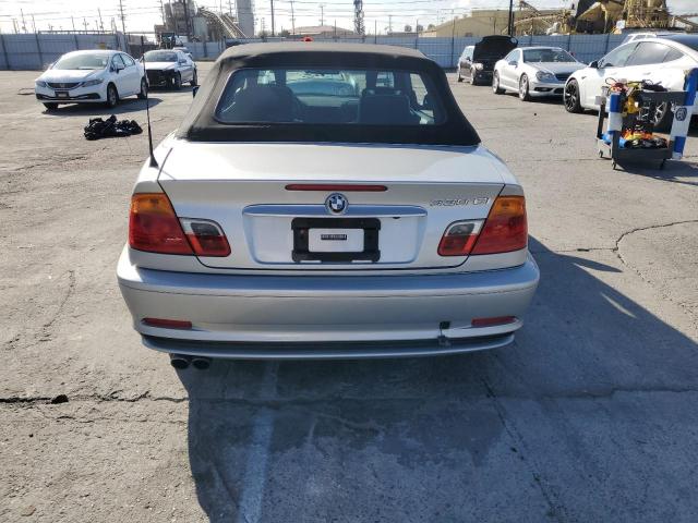 WBABS53481EV85474 - 2001 BMW 330 CI SILVER photo 6