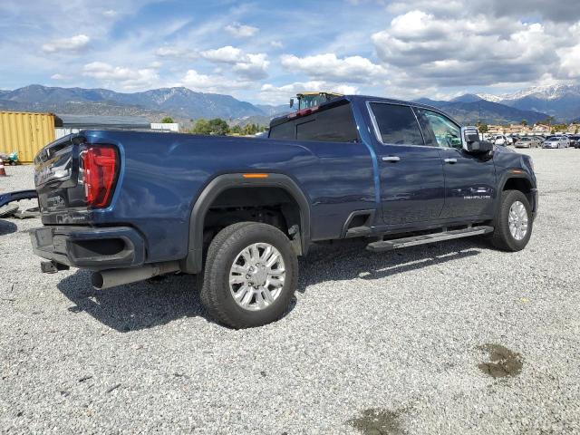 1GT49WEY8NF278626 - 2022 GMC SIERRA K3500 DENALI BLUE photo 3