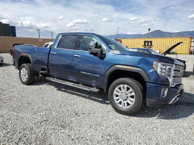 1GT49WEY8NF278626 - 2022 GMC SIERRA K3500 DENALI BLUE photo 4