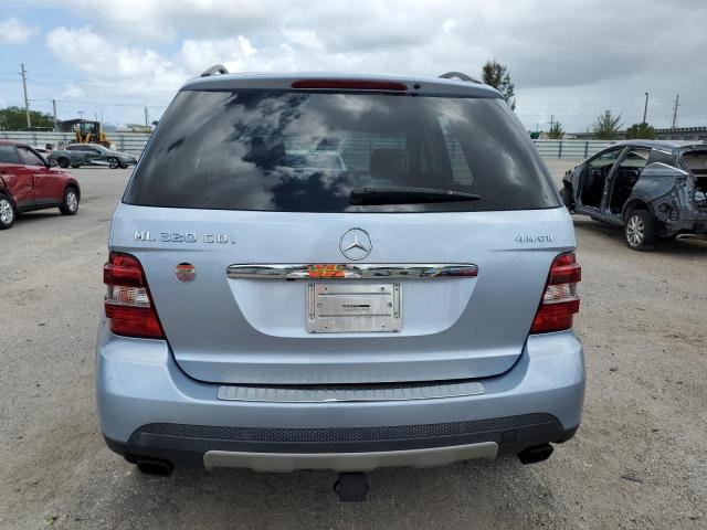 4JGBB22E08A431320 - 2008 MERCEDES-BENZ ML 320 CDI BLUE photo 6