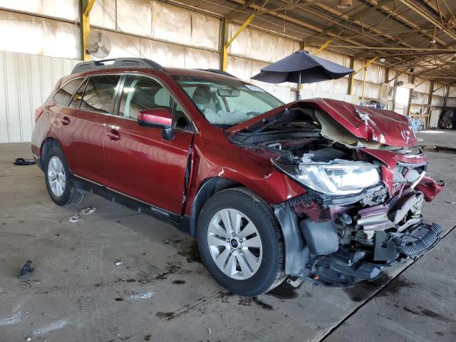 4S4BSACCXJ3209658 - 2018 SUBARU OUTBACK 2.5I PREMIUM BURGUNDY photo 4