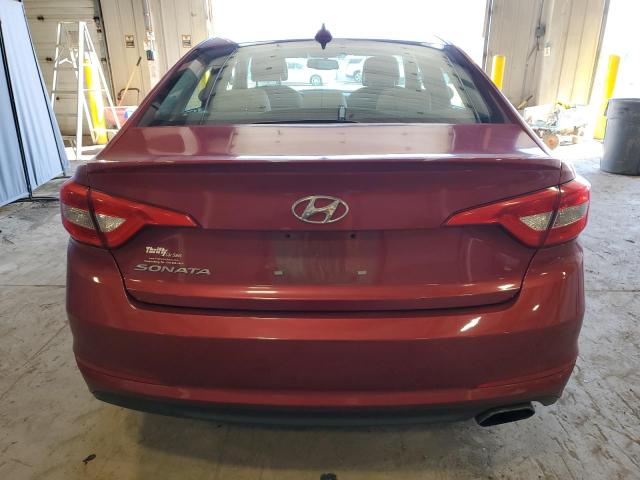 5NPE24AF8GH316480 - 2016 HYUNDAI SONATA SE RED photo 6