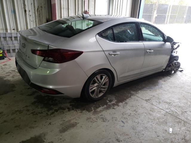 5NPD84LF3KH408497 - 2019 HYUNDAI ELANTRA SEL SILVER photo 3