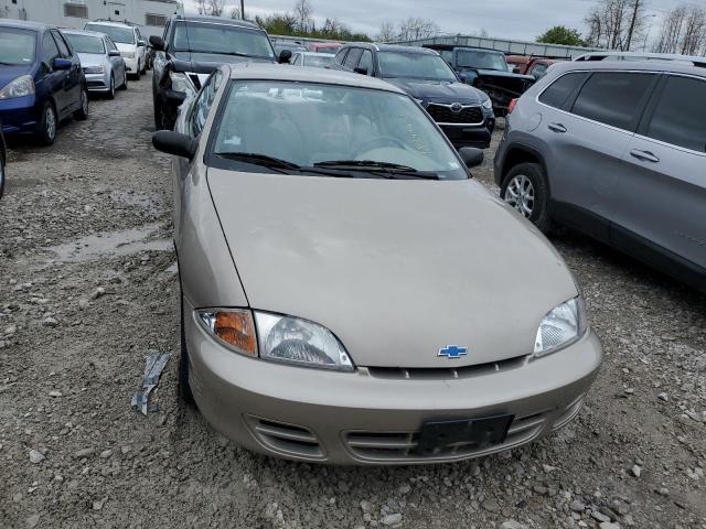 1G1JC124317214628 - 2001 CHEVROLET CAVALIER TAN photo 5