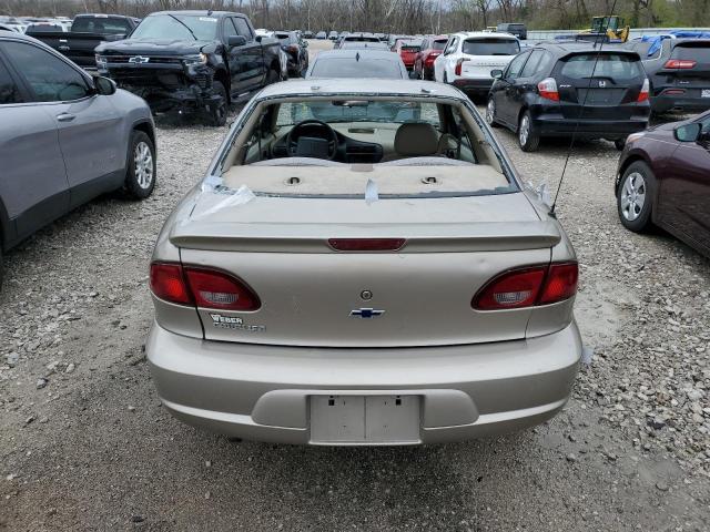 1G1JC124317214628 - 2001 CHEVROLET CAVALIER TAN photo 6