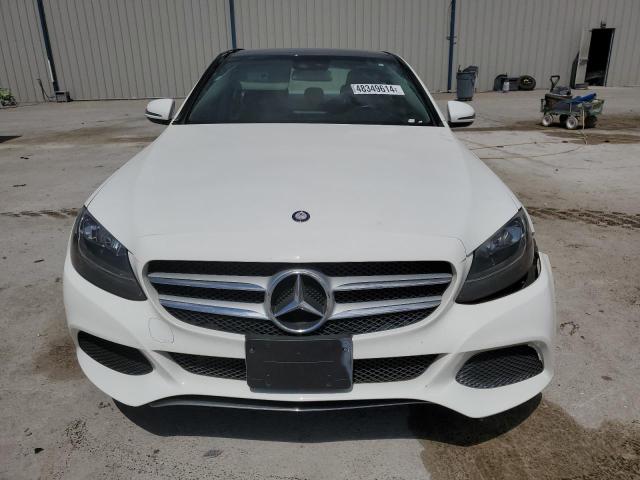 WDDWF4KB5GR132021 - 2016 MERCEDES-BENZ C 300 4MATIC WHITE photo 5