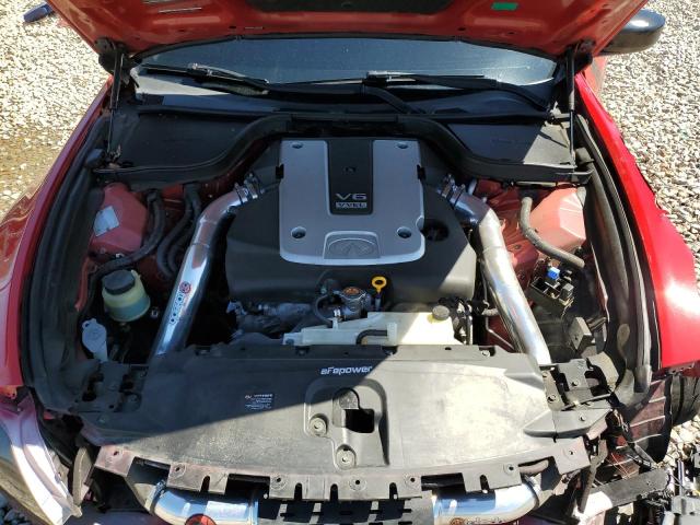 JNKCV64E29M600062 - 2009 INFINITI G37 BASE RED photo 11