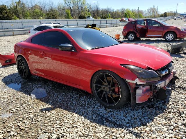 JNKCV64E29M600062 - 2009 INFINITI G37 BASE RED photo 4