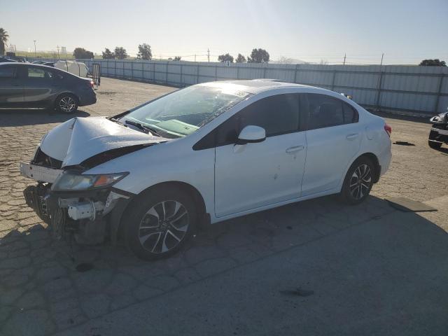 19XFB2F9XDE203660 - 2013 HONDA CIVIC EXL WHITE photo 1