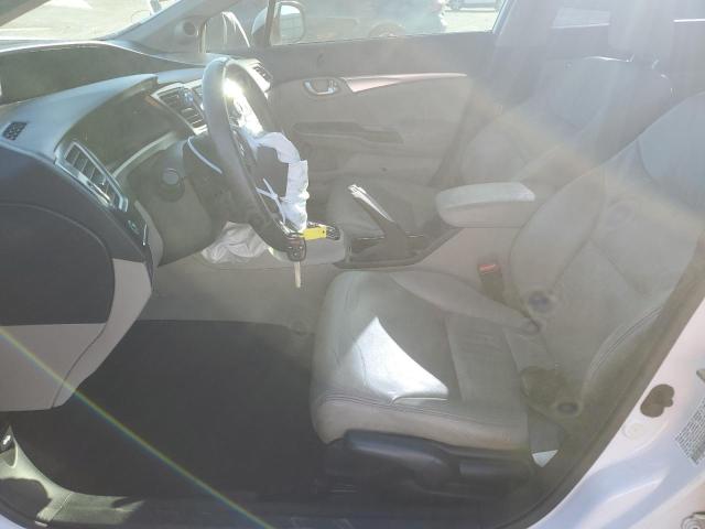 19XFB2F9XDE203660 - 2013 HONDA CIVIC EXL WHITE photo 7