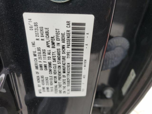 19UUB2F77FA002604 - 2015 ACURA TLX ADVANCE CHARCOAL photo 12