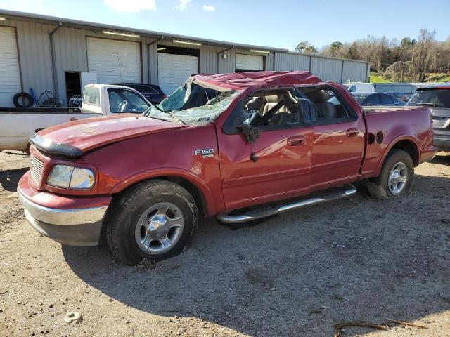 1FTRW07652KC97757 - 2002 FORD F150 SUPERCREW MAROON photo 1