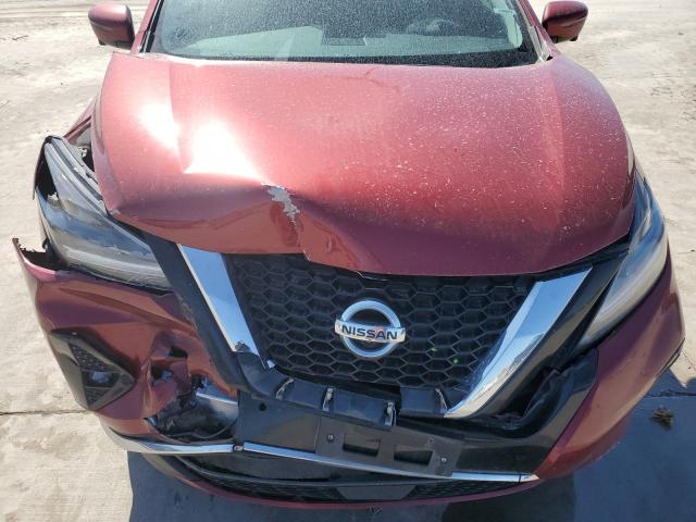 5N1AZ2DJ9LN112744 - 2020 NISSAN MURANO PLATINUM RED photo 12