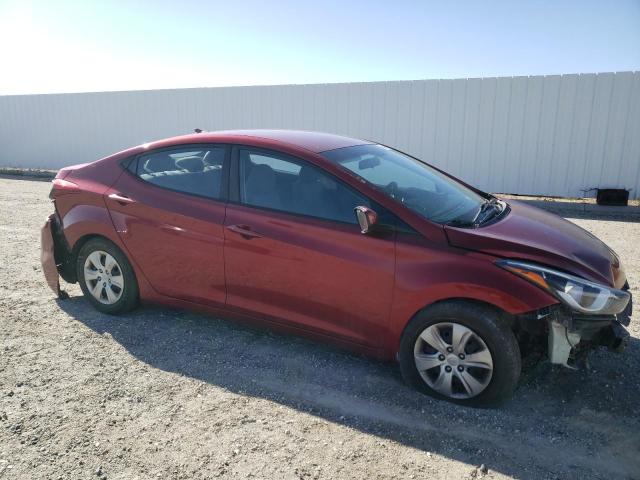 5NPDH4AE5GH697478 - 2016 HYUNDAI ELANTRA SE RED photo 4