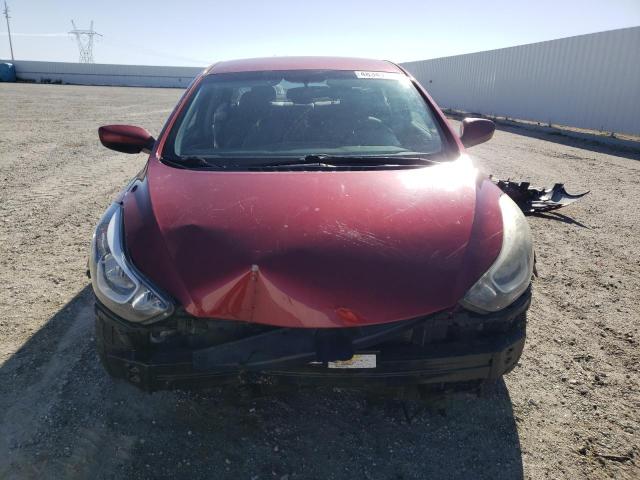 5NPDH4AE5GH697478 - 2016 HYUNDAI ELANTRA SE RED photo 5