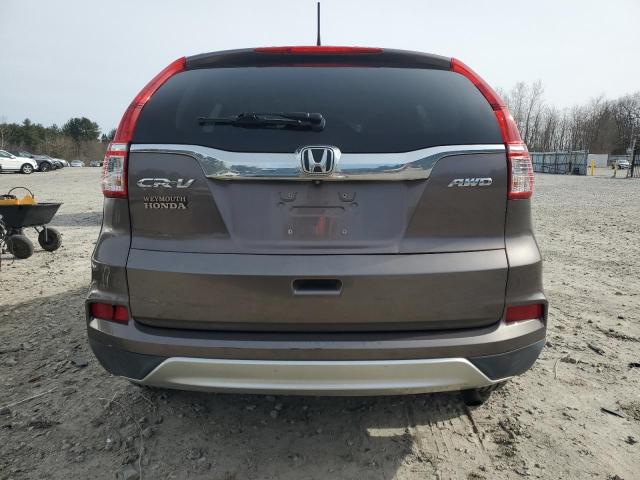 2HKRM4H77FH601325 - 2015 HONDA CR-V EXL GRAY photo 6