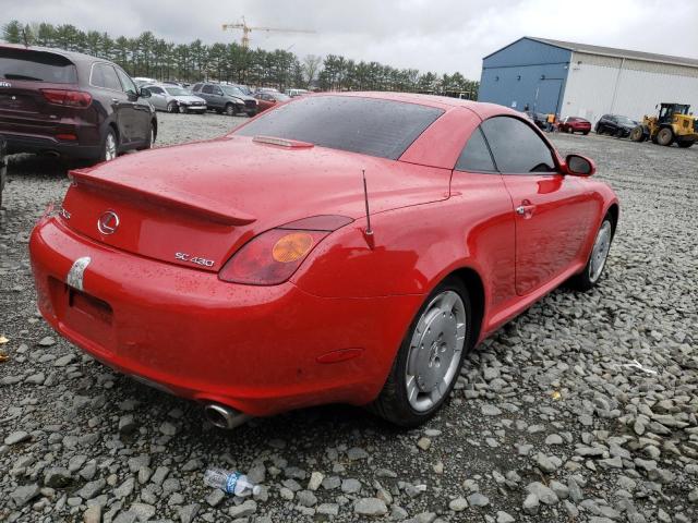 JTHFN48Y820001508 - 2002 LEXUS SC 430 RED photo 3