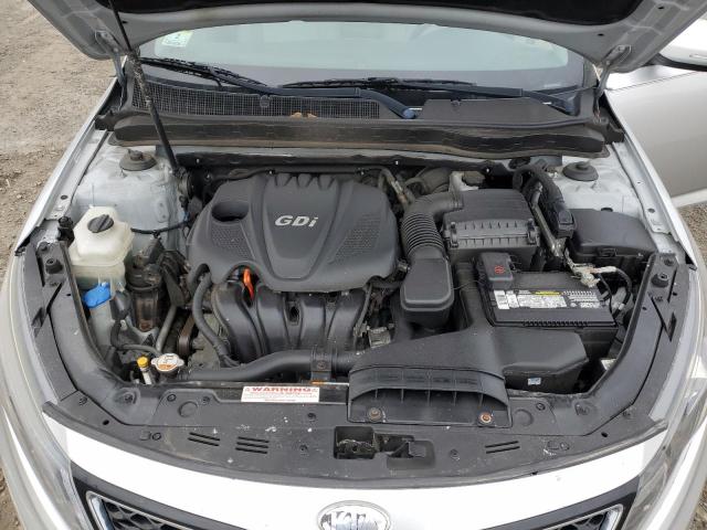 KNAGM4A78D5333672 - 2013 KIA OPTIMA LX SILVER photo 11