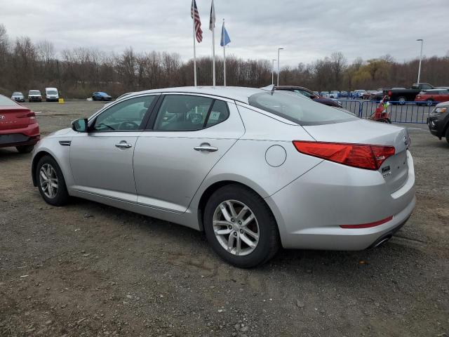 KNAGM4A78D5333672 - 2013 KIA OPTIMA LX SILVER photo 2