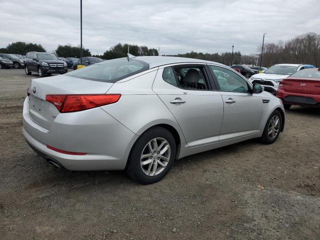 KNAGM4A78D5333672 - 2013 KIA OPTIMA LX SILVER photo 3